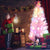 WISH Rainbow White Christmas Tree with Ultra Bright Multicolour LED Fiber Optic Lights