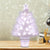WISH White Christmas Tree with Ultra Bright Multicolour LED Fiber Optic Lights